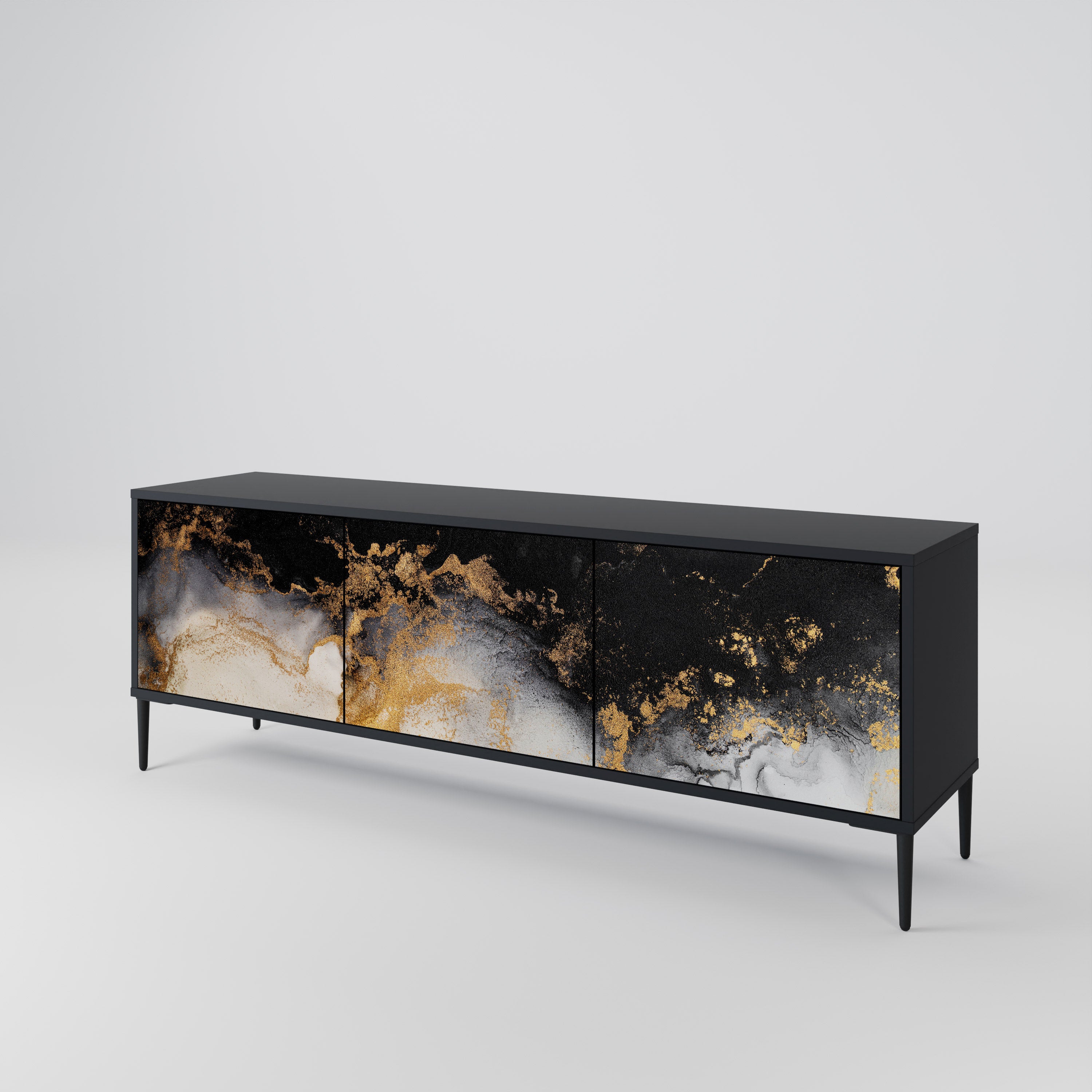 MARBLE OF TOMMORROW 3-Door TV Cabinet