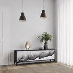 MONOCHROME MIRAGE TV-Lowboard mit 3 Türen in Schwarz