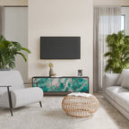 ABSTRACT ALCHEMY TV-Lowboard mit 3 Türen in Schwarz