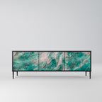 ABSTRACT ALCHEMY TV-Lowboard mit 3 Türen in Schwarz