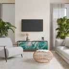 ABSTRACT ALCHEMY TV-Lowboard mit 3 Türen in Schwarz