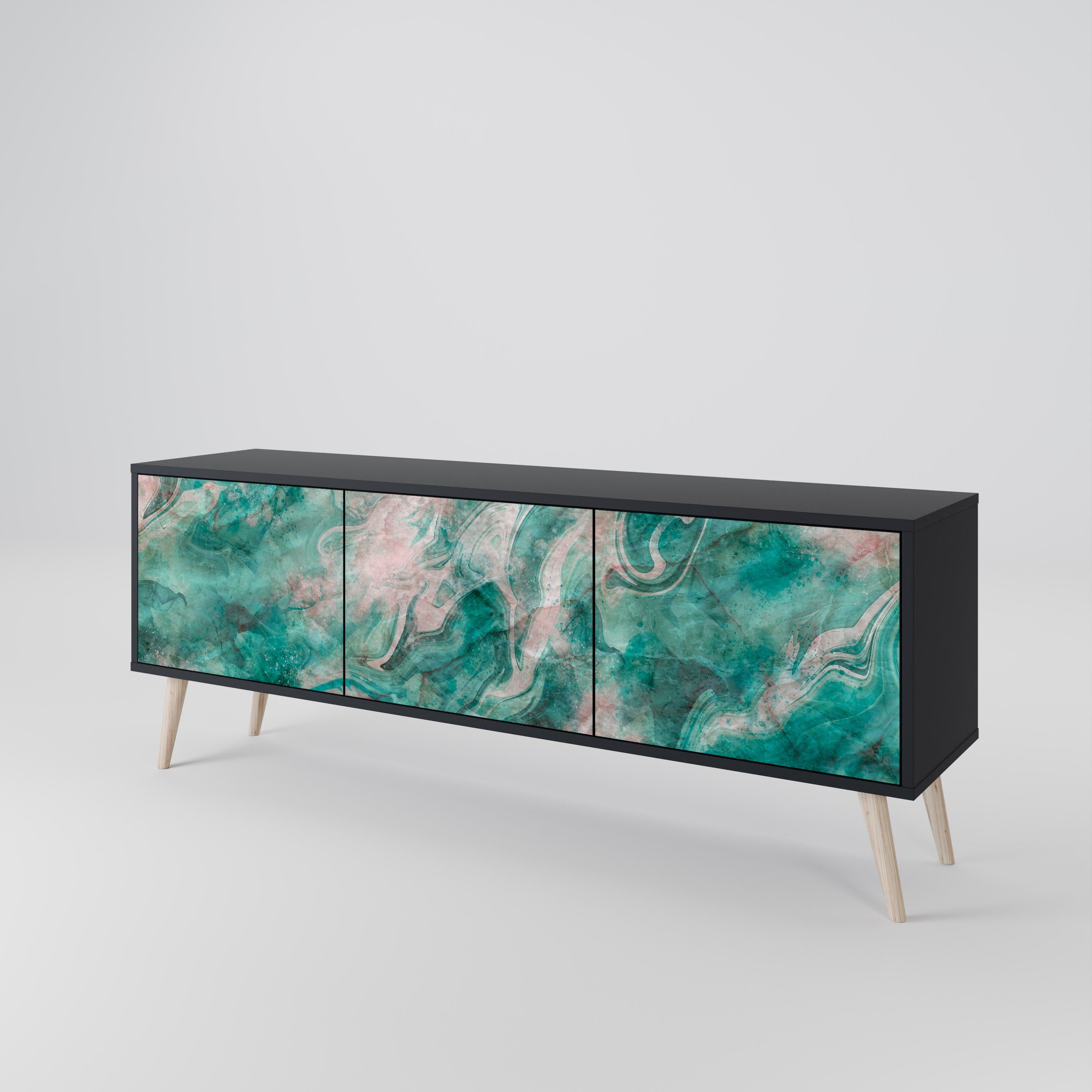 ABSTRACT ALCHEMY 3-Door TV Cabinet