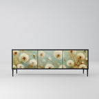 DREAMY MEADOW TV-Lowboard mit 3 Türen in Schwarz