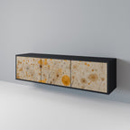 MORNING GLADE TV-Lowboard mit 3 Türen in Schwarz