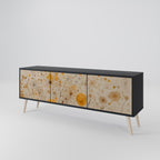 MORNING GLADE TV-Lowboard mit 3 Türen in Schwarz