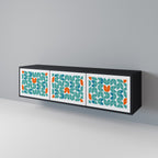 BE THE CHANGE TV-Lowboard mit 3 Türen in Schwarz