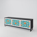 BE THE CHANGE TV-Lowboard mit 3 Türen in Schwarz