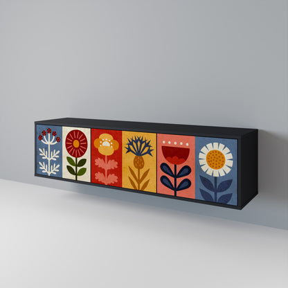 SCANDIC FLOWERET 3-türiges TV-Lowboard