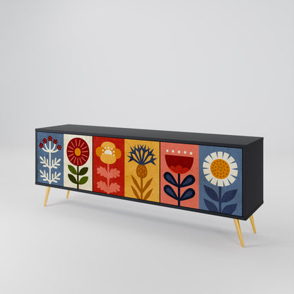 SCANDIC FLOWERET 3-türiges TV-Lowboard