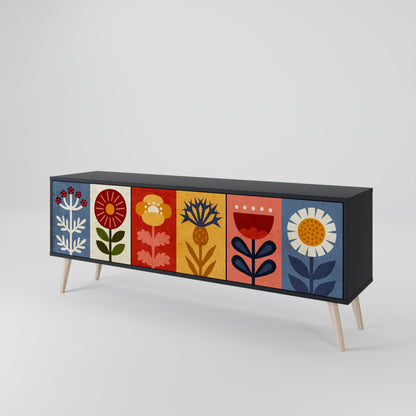 SCANDIC FLOWERET 3-türiges TV-Lowboard