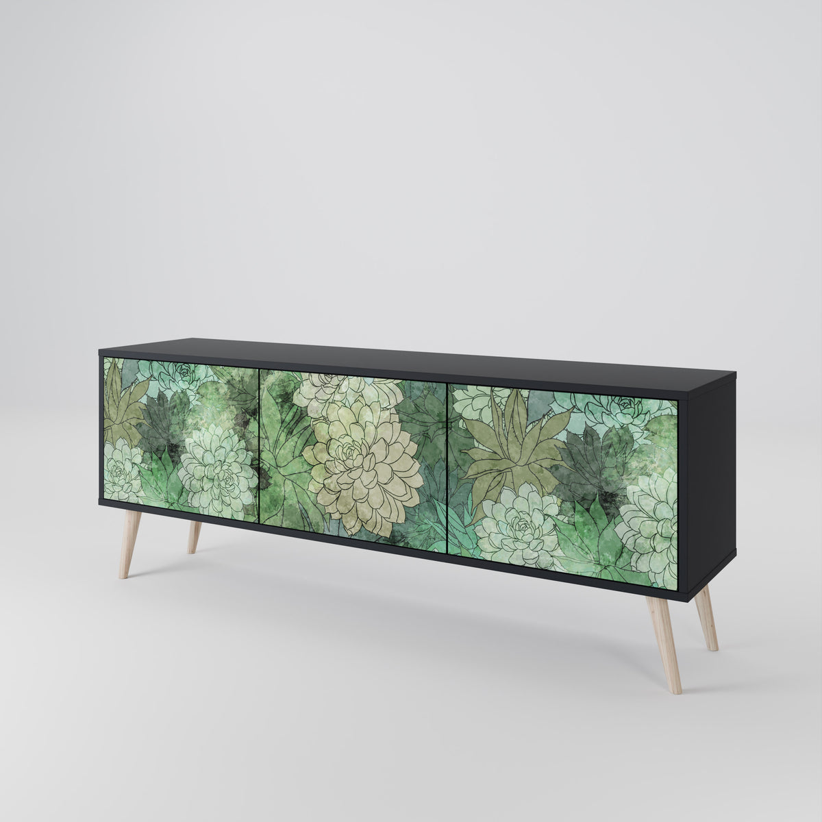 SUCCULENT CLUSTER 3-türiges TV-Lowboard