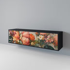 STYLISH BEAUTY TV-Lowboard mit 3 Türen in Schwarz