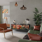 STYLISH BEAUTY TV-Lowboard mit 3 Türen in Schwarz