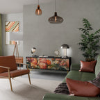 STYLISH BEAUTY TV-Lowboard mit 3 Türen in Schwarz