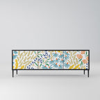 HELLO SPRING TV-Lowboard mit 3 Türen in Schwarz