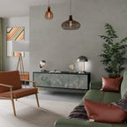 NIGHT LADY TV-Lowboard mit 3 Türen in Schwarz