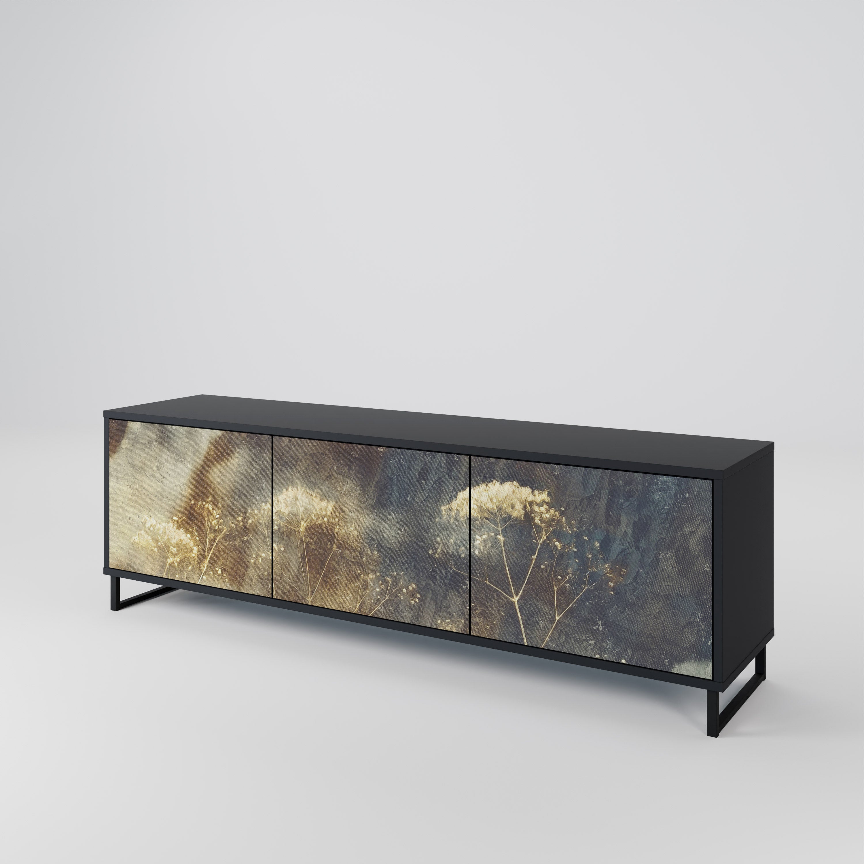 GENTLE POWER 3-Door TV Cabinet