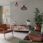 PASTEL DESTINY TV-Lowboard mit 3 Türen in Schwarz