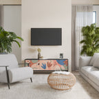 PASTEL DESTINY TV-Lowboard mit 3 Türen in Schwarz