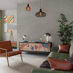 PASTEL DESTINY TV-Lowboard mit 3 Türen in Schwarz