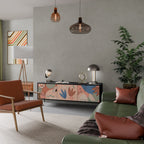 PASTEL DESTINY TV-Lowboard mit 3 Türen in Schwarz