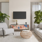 PASTEL DESTINY TV-Lowboard mit 3 Türen in Schwarz