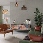 PASTEL DESTINY TV-Lowboard mit 3 Türen in Schwarz