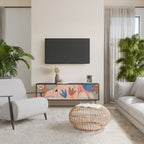 PASTEL DESTINY TV-Lowboard mit 3 Türen in Schwarz