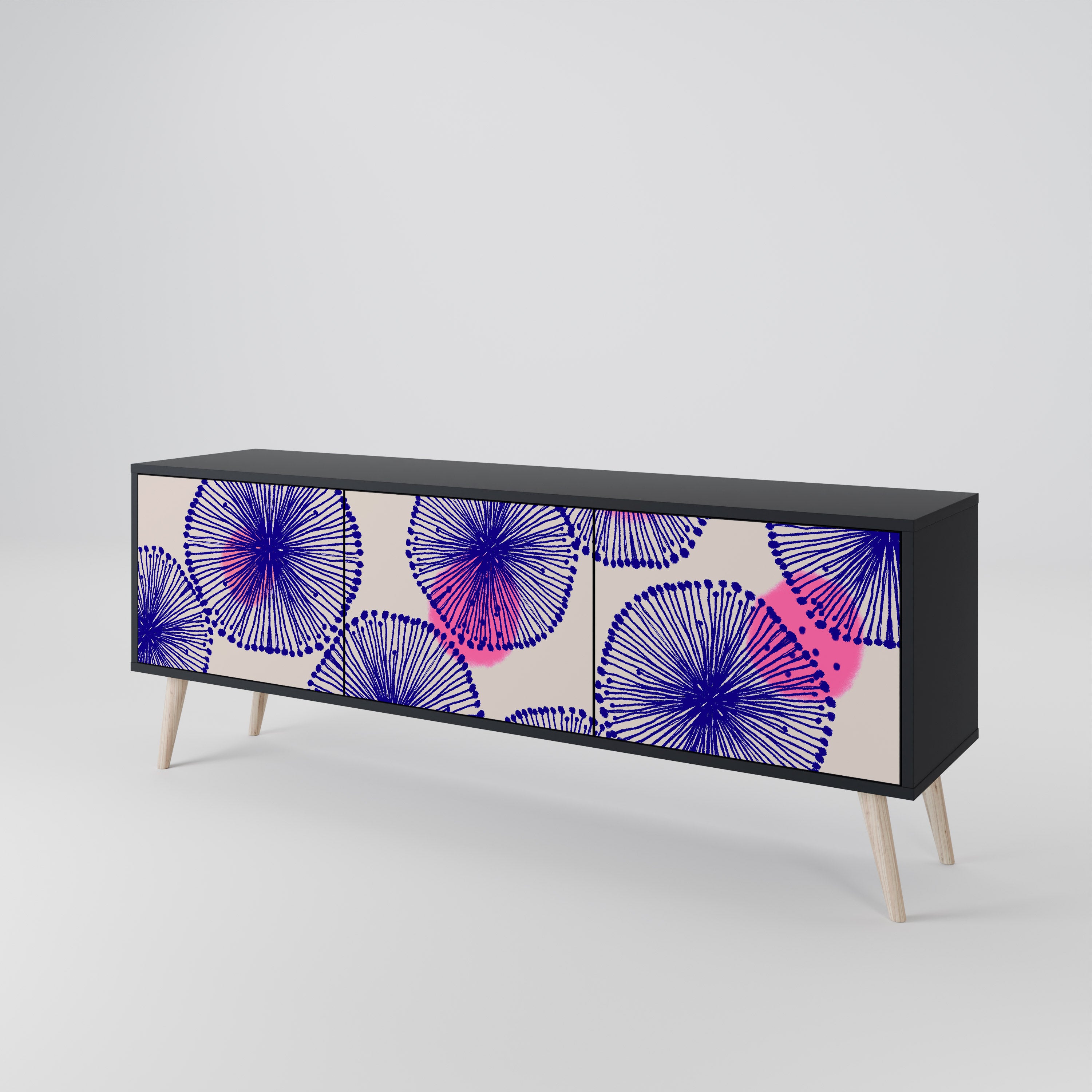 MAGIC NATURE 3-Door TV Cabinet