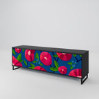 SPRING THOUGHTS TV-Lowboard mit 3 Türen in Schwarz