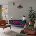 SPRING THOUGHTS TV-Lowboard mit 3 Türen in Schwarz