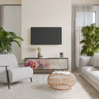 PEONY WHISPER TV-Lowboard mit 3 Türen in Schwarz