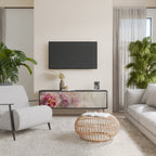 PEONY WHISPER TV-Lowboard mit 3 Türen in Schwarz