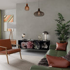 PURE BLOSSOM TV-Lowboard mit 3 Türen in Schwarz