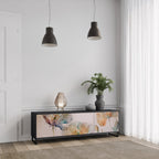 SOFTEN POPPY TV-Lowboard mit 3 Türen in Schwarz