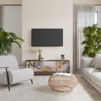 SOFTEN POPPY TV-Lowboard mit 3 Türen in Schwarz