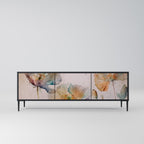 SOFTEN POPPY TV-Lowboard mit 3 Türen in Schwarz