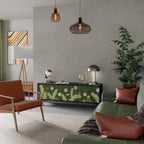 DANDELION AMUSE TV-Lowboard mit 3 Türen in Schwarz