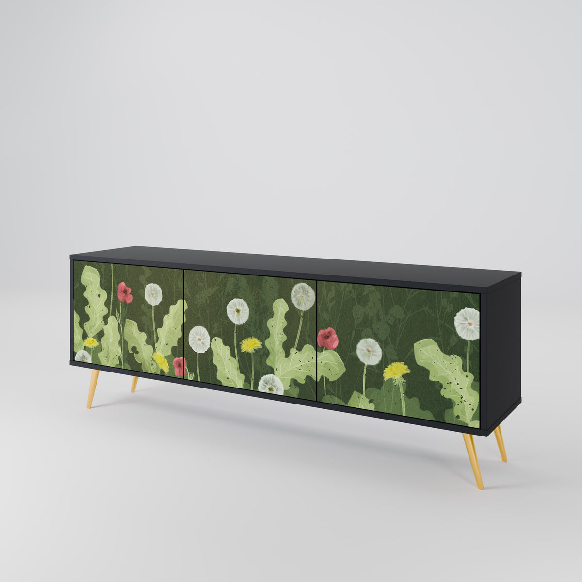 DANDELION AMUSE 3-türiges TV-Lowboard