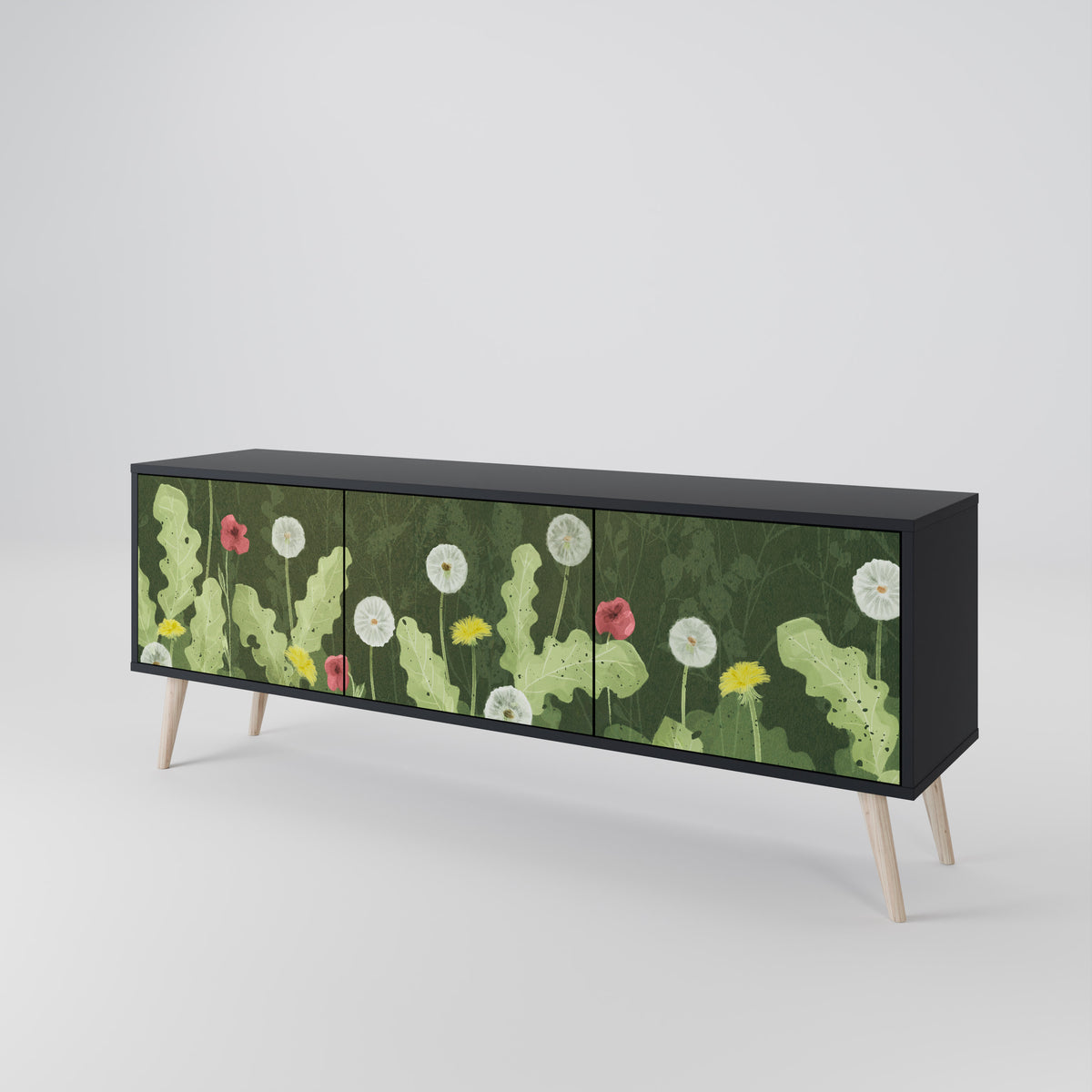 DANDELION AMUSE 3-türiges TV-Lowboard