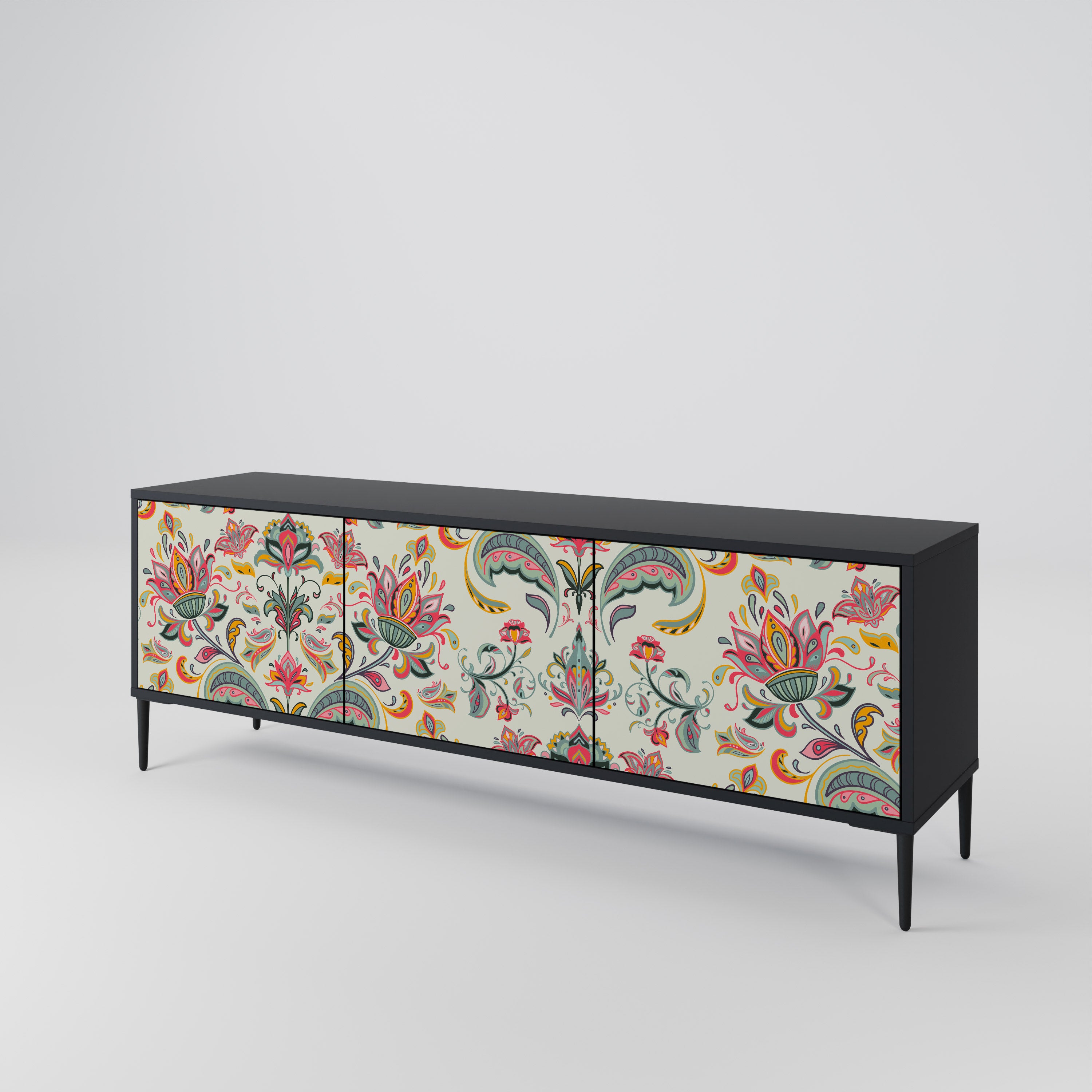 ORGANIC FOLKLORE 3-Door TV Cabinet