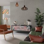 CHERRY BLOSSOM TV-Lowboard mit 3 Türen in Schwarz