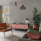 CRANE DANCE TV-Lowboard mit 3 Türen in Schwarz