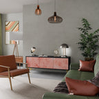 CRANE DANCE TV-Lowboard mit 3 Türen in Schwarz