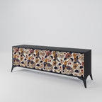 EMINENT HOOPOE TV-Lowboard mit 3 Türen in Schwarz