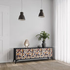 EMINENT HOOPOE TV-Lowboard mit 3 Türen in Schwarz