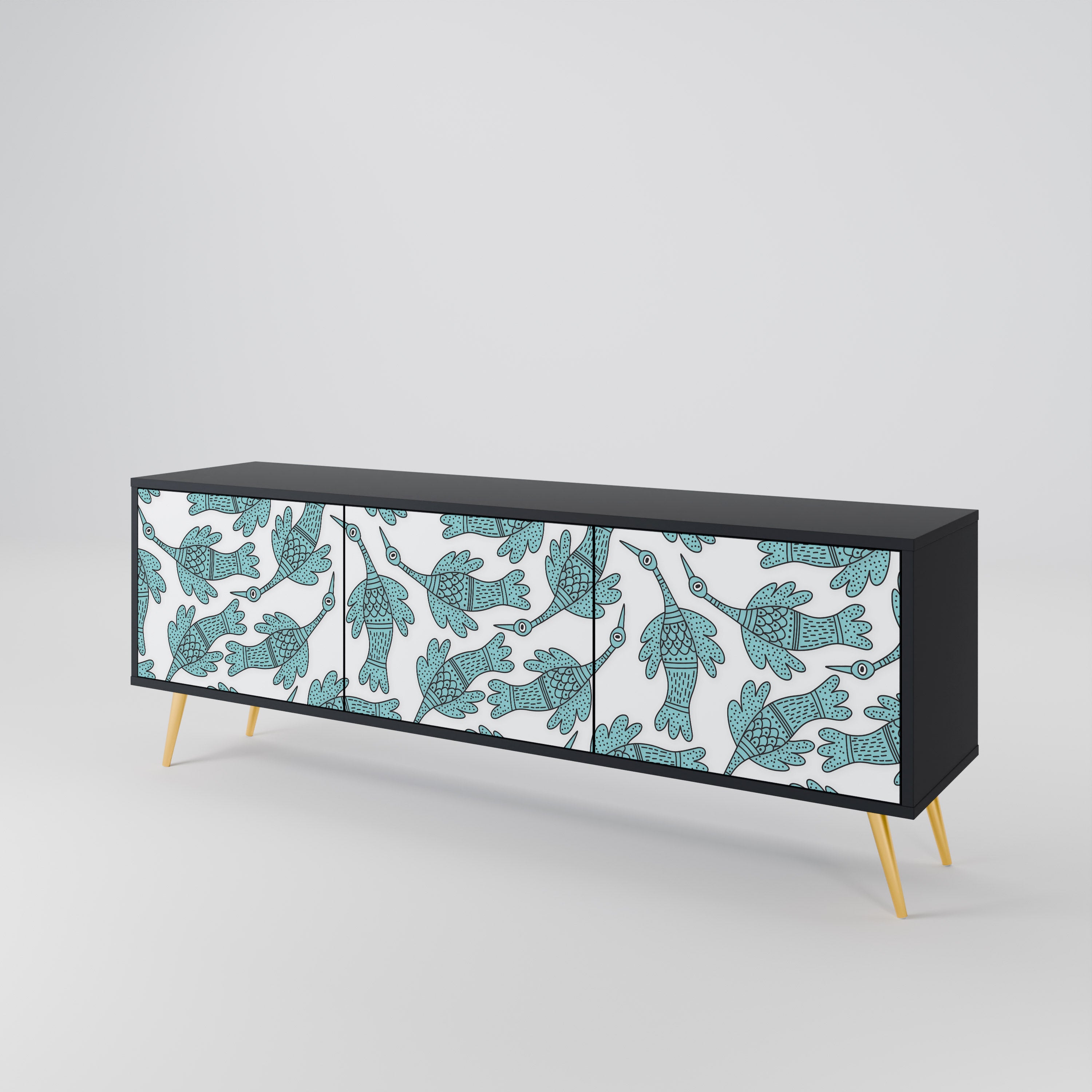 WATERSPOUT SONGIBIRD 3-Door TV Cabinet