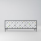 CATS COMPILATION TV-Lowboard mit 3 Türen in Schwarz