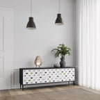 CATS COMPILATION TV-Lowboard mit 3 Türen in Schwarz