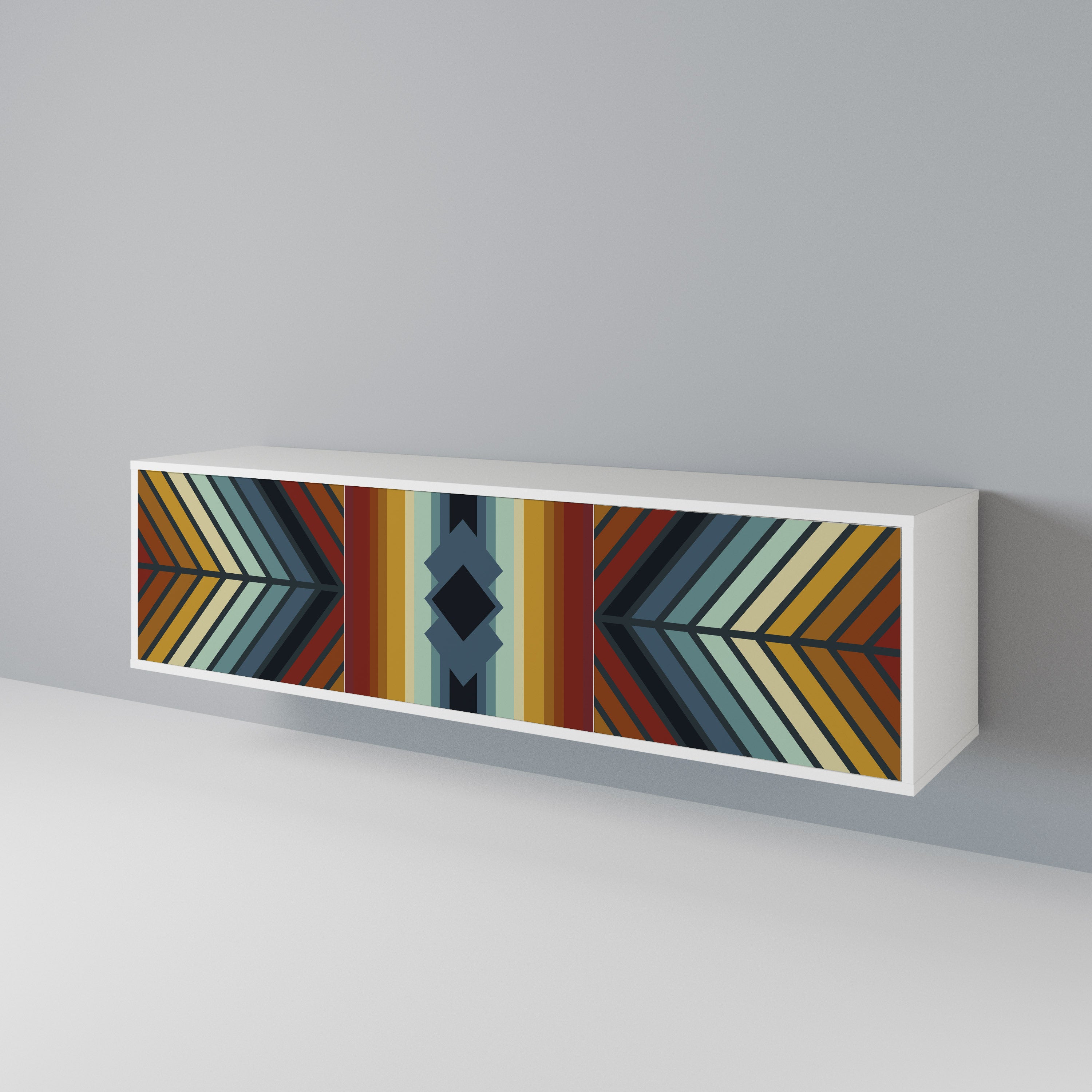 INDIGENOUS ZIGZAG 3-türiges TV-Lowboard